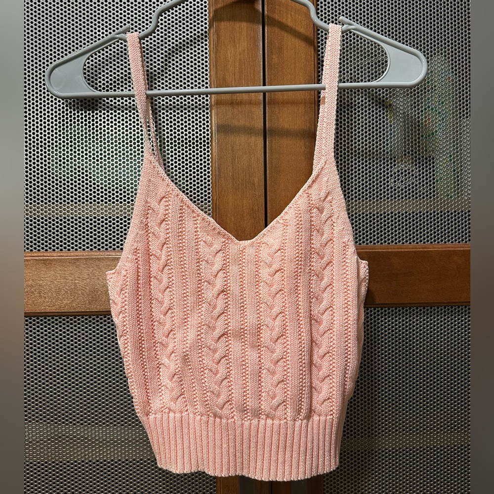 AE Cable Knit Sweater Tank